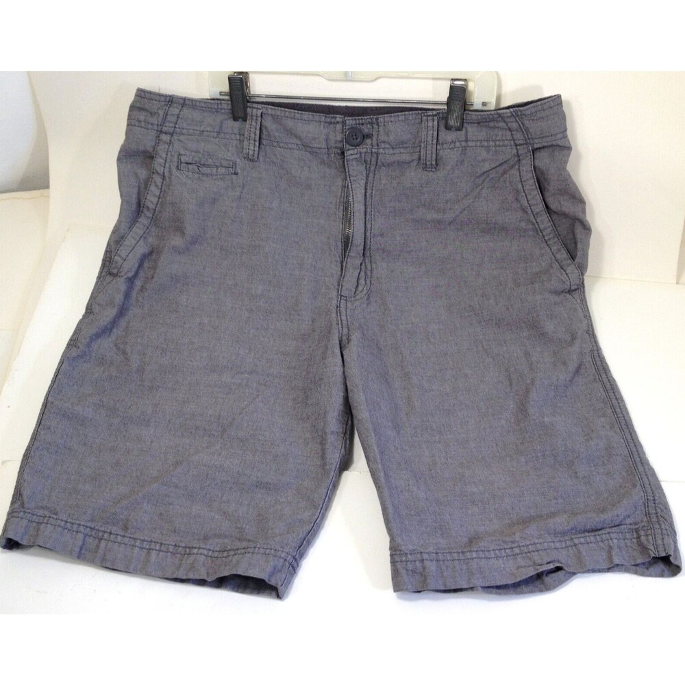 Faded Glory Gray Chino Shorts Mens Size 36
